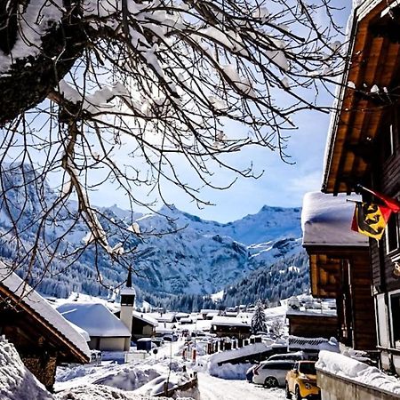Pension Sonne Adelboden Buitenkant foto