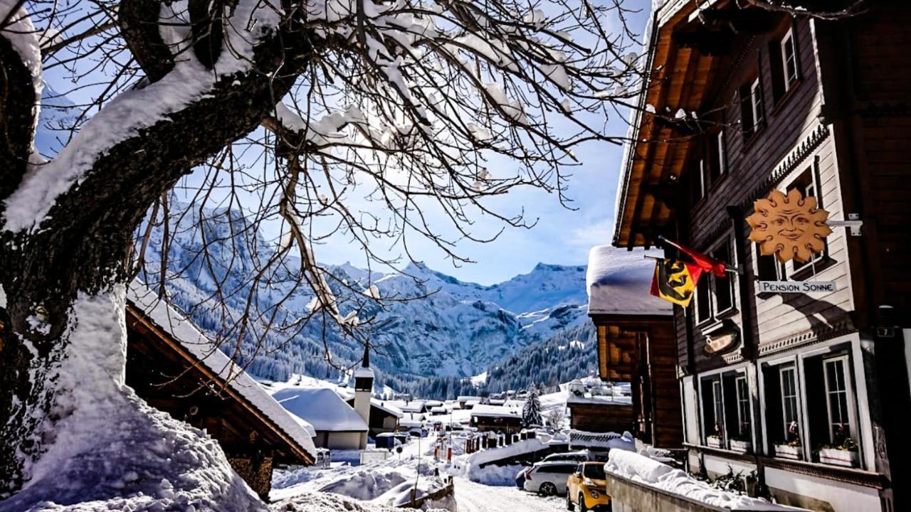 Pension Sonne Adelboden Buitenkant foto