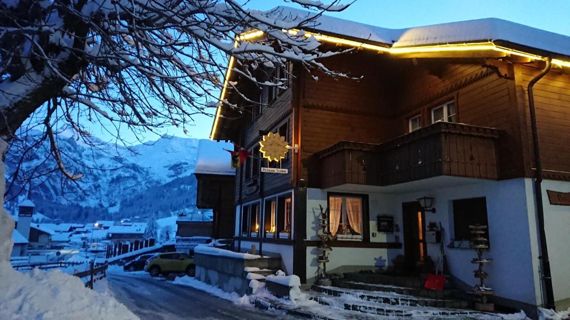 Pension Sonne Adelboden Buitenkant foto